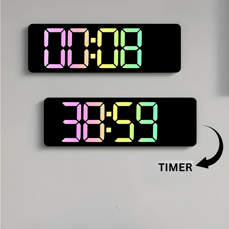 Globetrek° DigitalClock: Großes LED-Bildschirm-Anzeige Digitaluhr