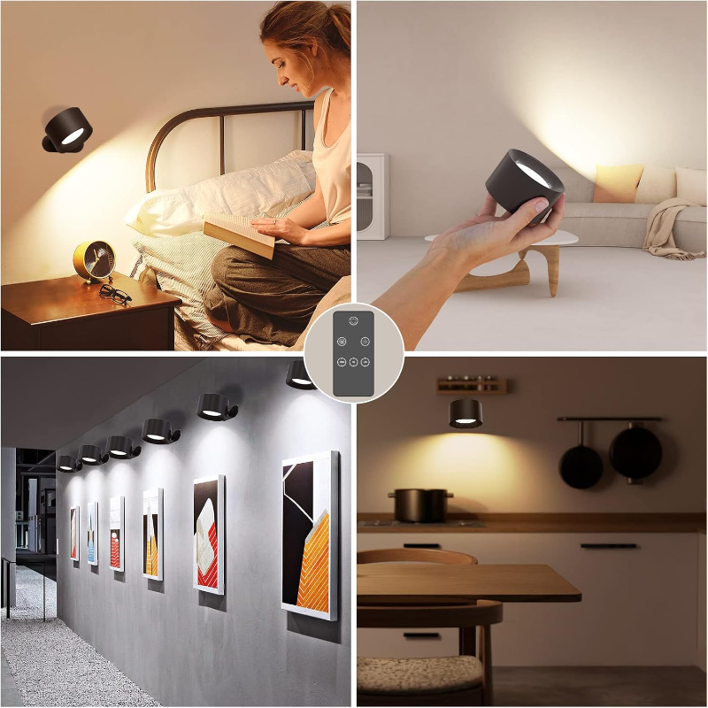 Ledsen™ RotatingLamp 1+1 GRATIS: Rotierend Kabellos LED Wand Lampe