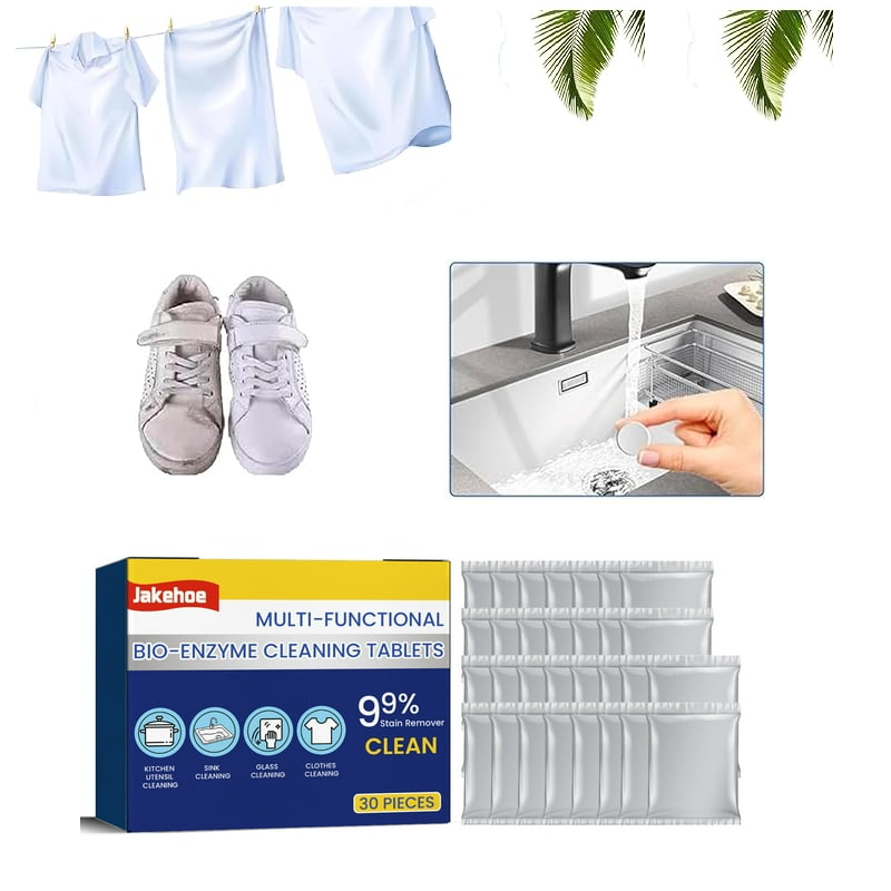 Cleaner Pro° TotalClean: Multi Aktion Bio-Enzym Gesamt Sauber Tabletten