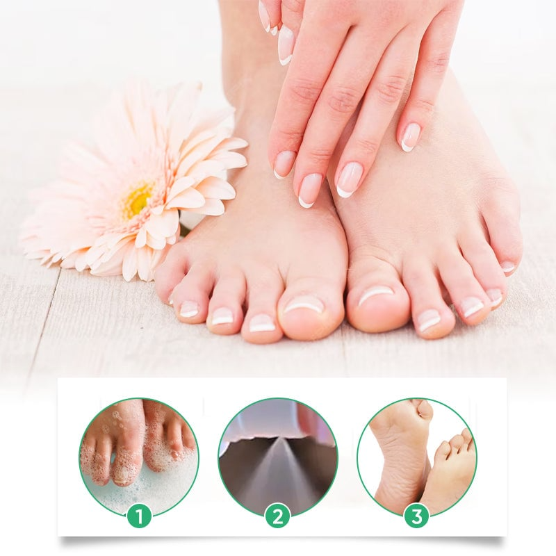 FootCare 1+1 GRATIS: Antimikrobiell Tiefenwirksame Hydratation Fußpflege Spray