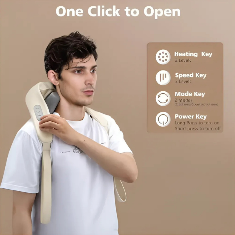 NeckMassager: Beruhigend Wärme Entspannend Nacken Und Schulter Massager