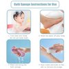 ExfoliatingSponge 1+1 GRATIS - Weich Körper Peeling Schwamm Dusche Schrubber