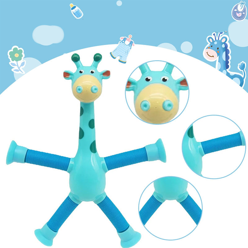 Kletshuts™ StretchyGiraffe: Teleskopische Dehnbare Giraffe Mit Saugnapf