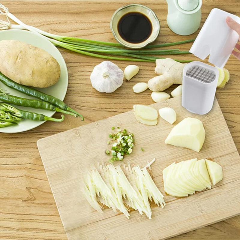 Globetrek° VeggieChopper: Edelstahl Obst Und Gemüse Multi-Zerkleinerer