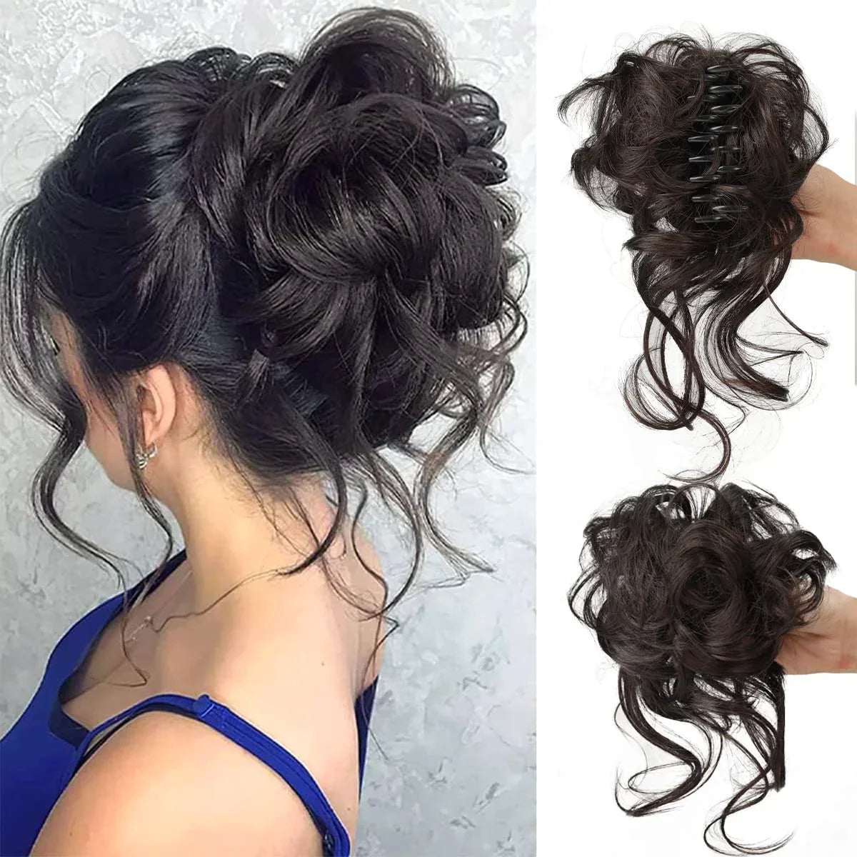 Rose® CurlyBun: Sofort Gelockt Dutt Haar Klammer