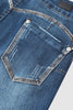 Icone™ KneeDenim: Dehnbare Stilvolle Knie-Länge Denim Hose