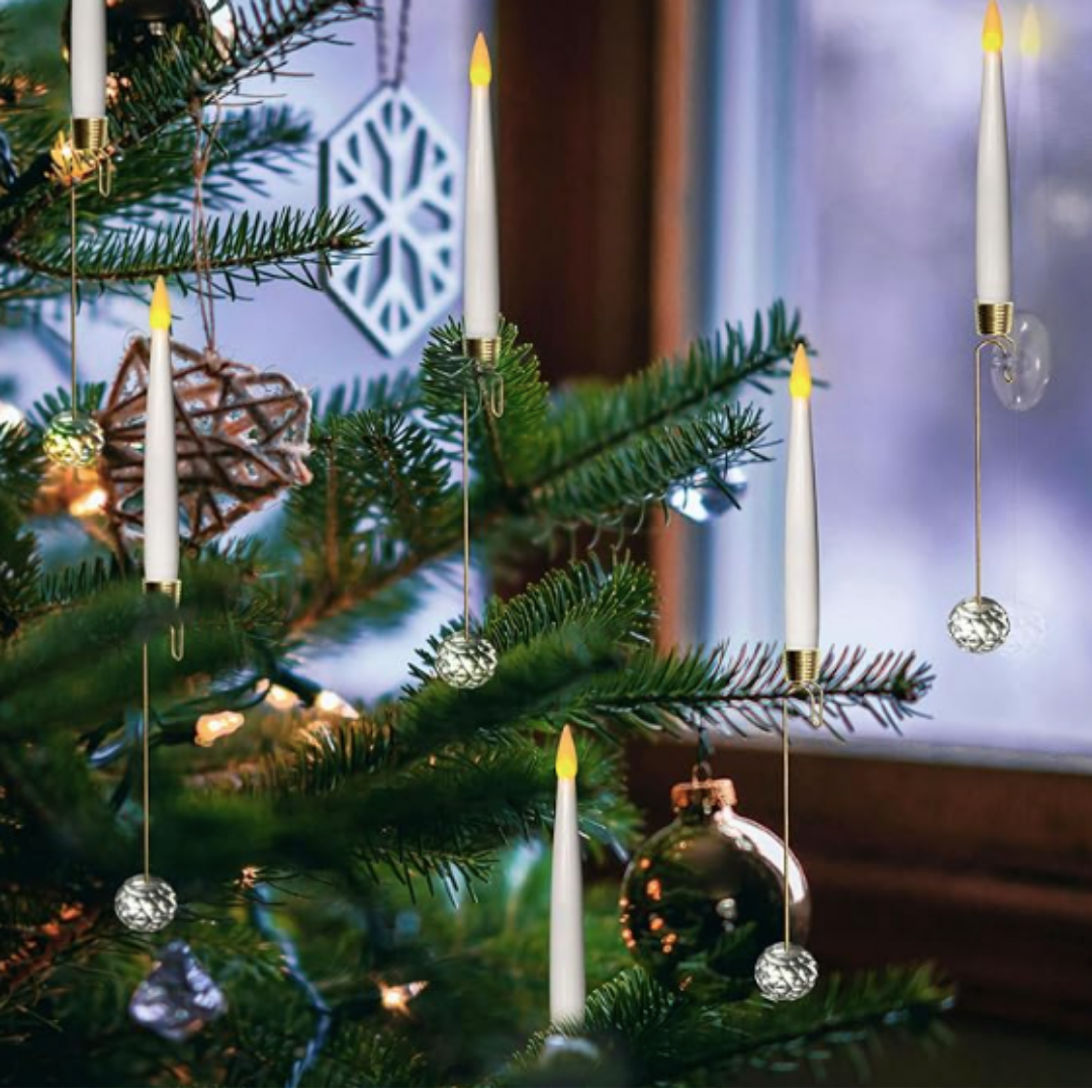 Ledsen™ ChristmasGlow: LED Magisch Weihnachten Glühen Kristall Kugel Kerzen