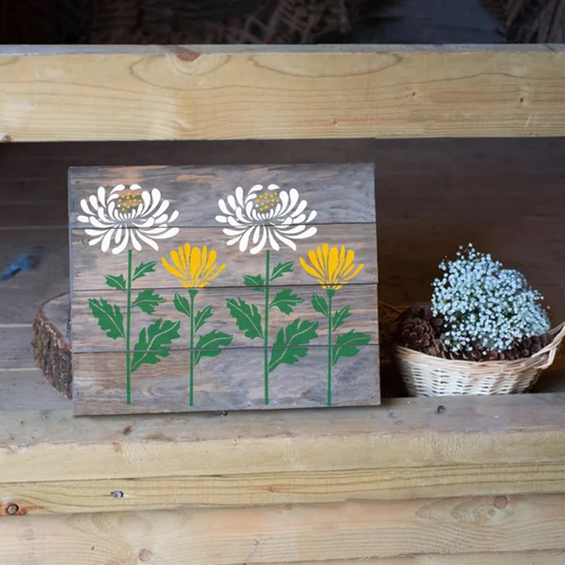 FlowerDecor - DIY Blumenschablonen-Dekoration