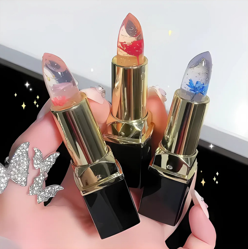 MagicLipstick 1+1 GRATIS – Magischer Leuchten Farbwechsel Blume Lippenstift