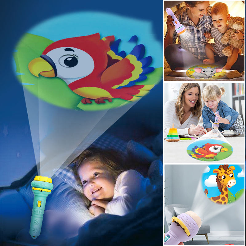Kletshuts™ FlashlightProjector: Zauberhaft Geschichtenzeit Taschenlampenprojektor Für Kinder