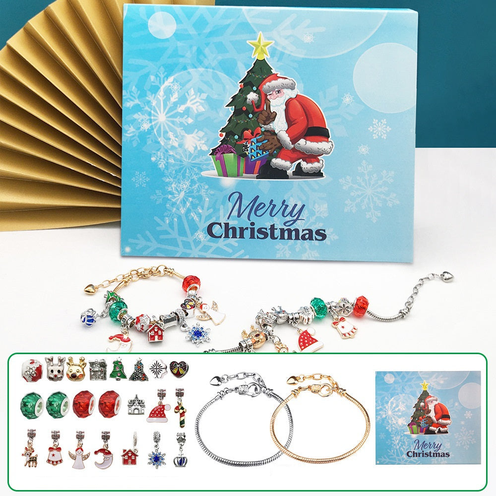 Jewelance™ BraceletCalendar: DIY-Weihnachts Adventskalender Armband Charm Set