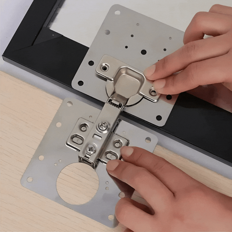HingePlate: DIY-Möbel-Scharniere Reparatur-Seitenplatte