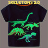 Icone™ DinoShirt: Kinder Leucht-im-Dunkeln T-Shirt