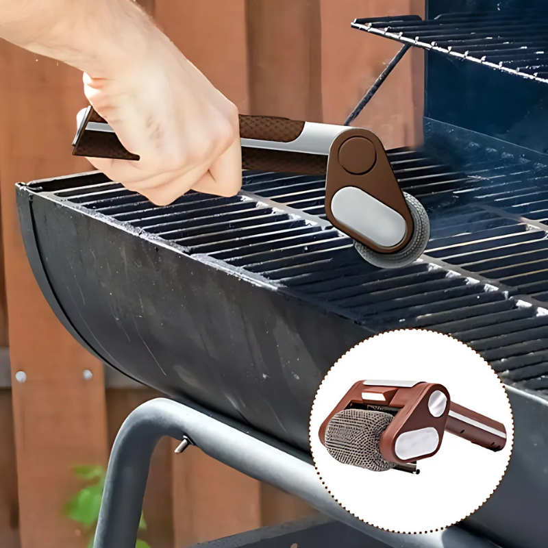 Cleaner Pro° GrillCleaner: Wiederaufladbarer Elektrischer Bürstenloser Grillreiniger Roller