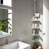 Globetrek° AdjustableRack: Ausziehbarer Badezimmer-Organizer Verstellbares Gestell