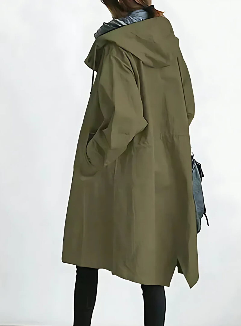 Icone™ ElegantCoat - Allwettertauglich Leichtgewichtig Komfortabel Kapuze Elegant Mantel