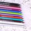 WaterproofEyeliner - Langanhaltender Wasserfester Augen- und Lippe Liner Bleistift 12-Teiliges Set