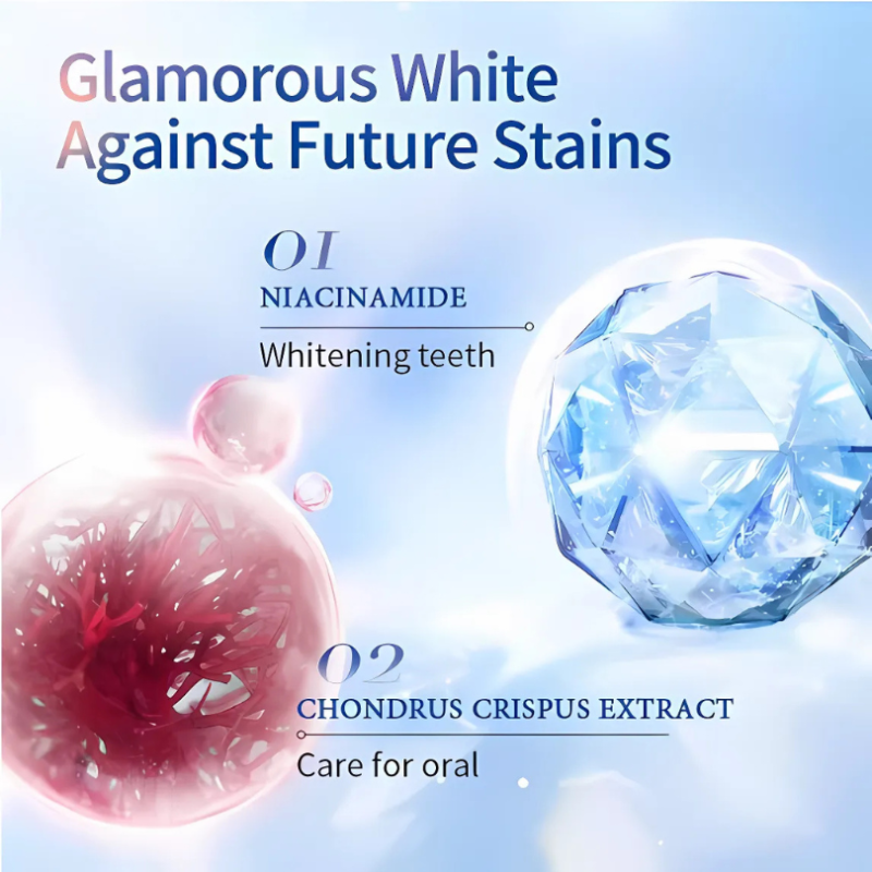 WhiteningToothpaste 1+1 GRATIS: Niacinamid Aufhellende Und Fleckenentfernende Zahnpasta
