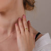 Jewelance™ HugRing: Einstellbar Umarmen Style Versprechen Ring