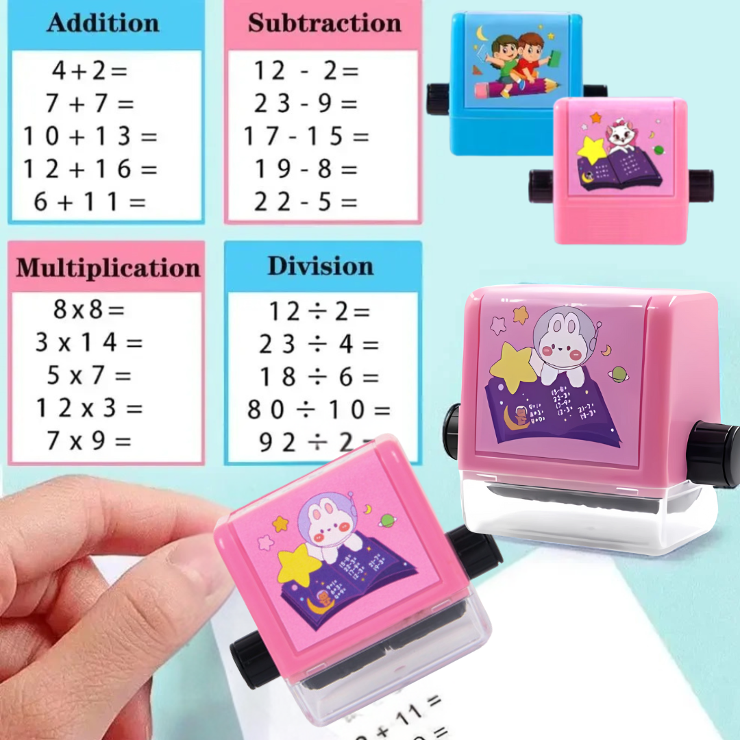 Kletshuts™ MathStamp: Digital Roller Mathe Lehr Stempel