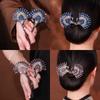 Rose® HairTie 1+1 GRATIS: Stylischer Haargummi Eleganter Vintage Kristall-Pferdeschwanz Twist-Halter