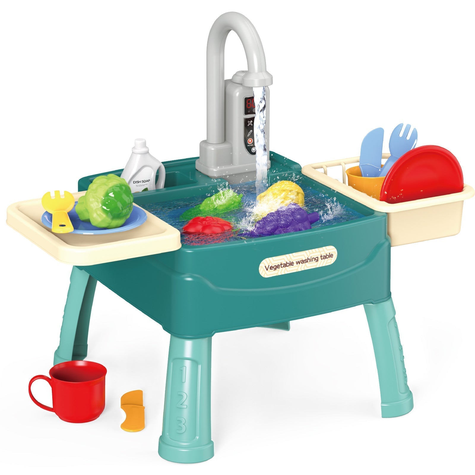 Kletshuts™ KitchenToy: Interaktiv Kinder Küche Spielen Spielzeug Set