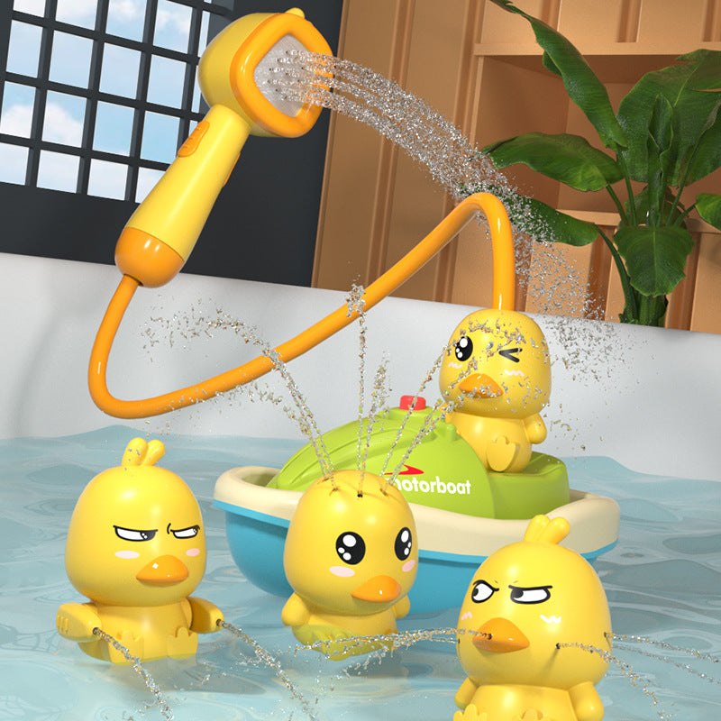 Kletshuts™ ShowerDuck: Niedlich Interaktiv Elektrisch Ente Dusche Spielzeug Set