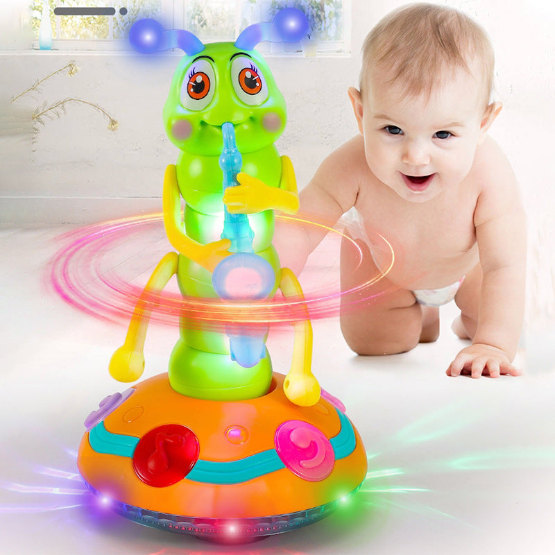 Kletshuts™ CaterpillarToy: Interaktive Lichter Und Musik Raupe Kinder Spielen Spielzeug