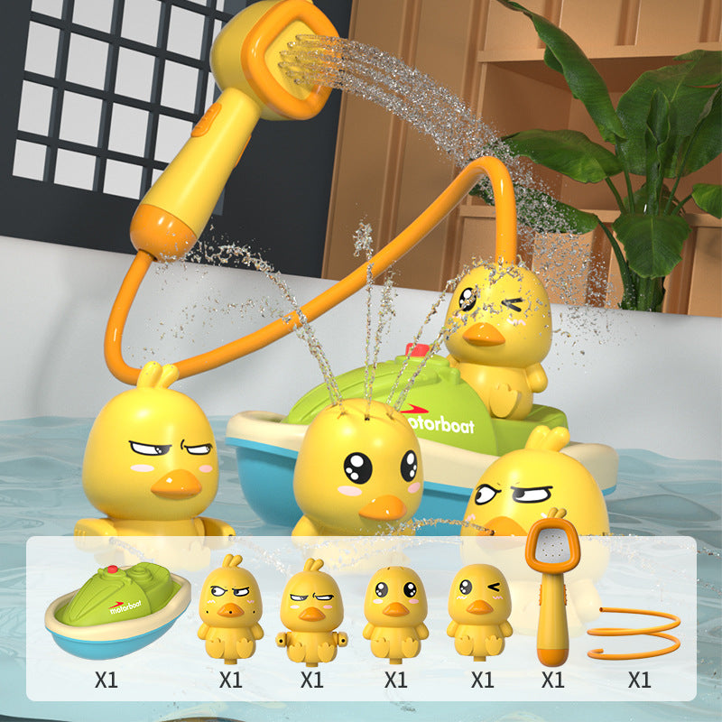 Kletshuts™ ShowerDuck: Niedlich Interaktiv Elektrisch Ente Dusche Spielzeug Set