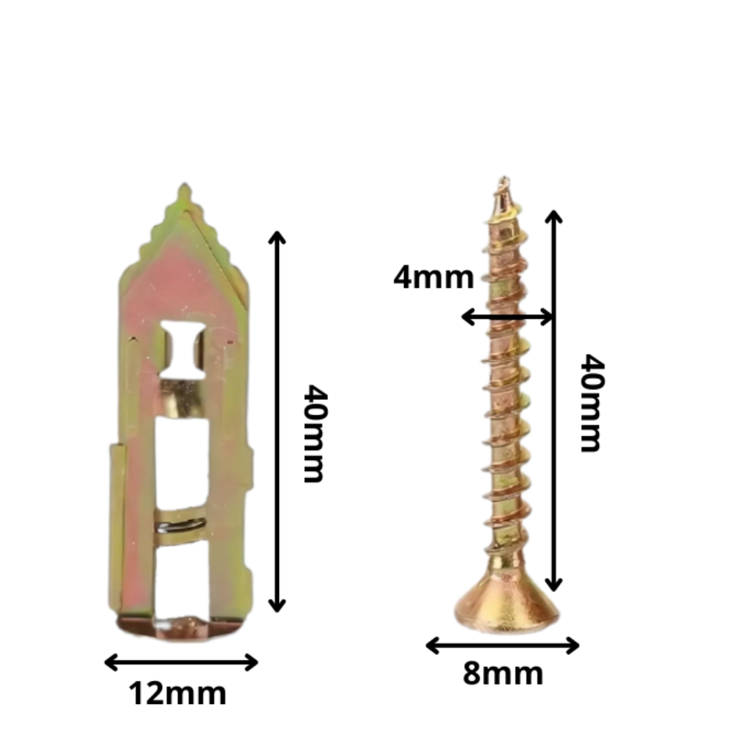 WallScrews - Hohe Qualität Hochleistungsfähig Keine Bohrungen Wand Schrauben Und Anker