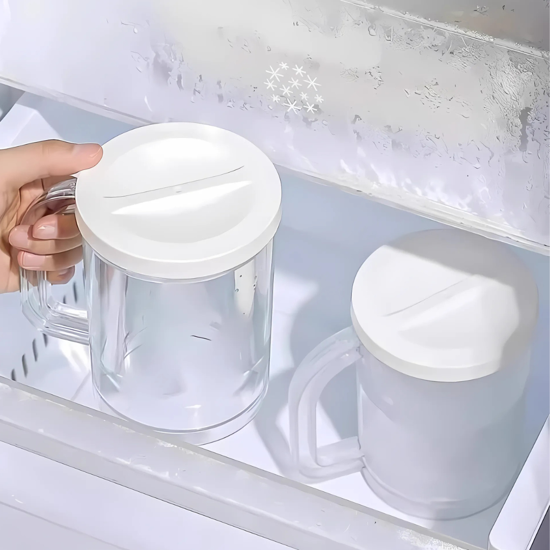 Globetrek° IceMug 1+1 GRATIS: Doppelt Schicht Schnell Eis Kühlen Gefrierfach Becher