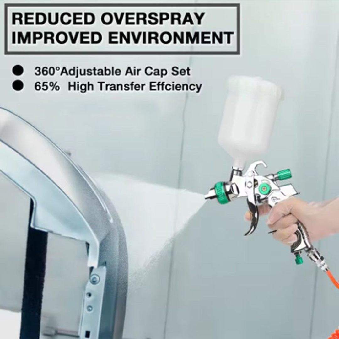 Globetrek° SprayPro: HVLP Profi Farbe Sprühgerät Werkzeug Satz