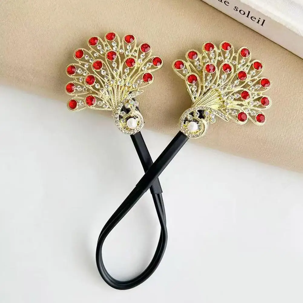 Rose® HairTie 1+1 GRATIS: Stylischer Haargummi Eleganter Vintage Kristall-Pferdeschwanz Twist-Halter