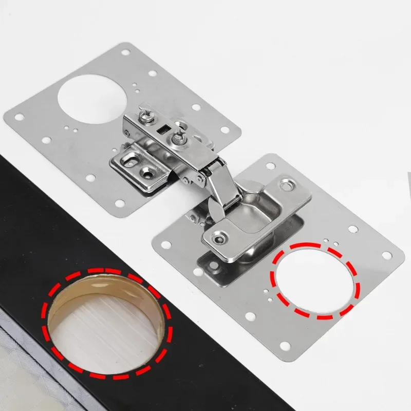HingePlate: DIY-Möbel-Scharniere Reparatur-Seitenplatte