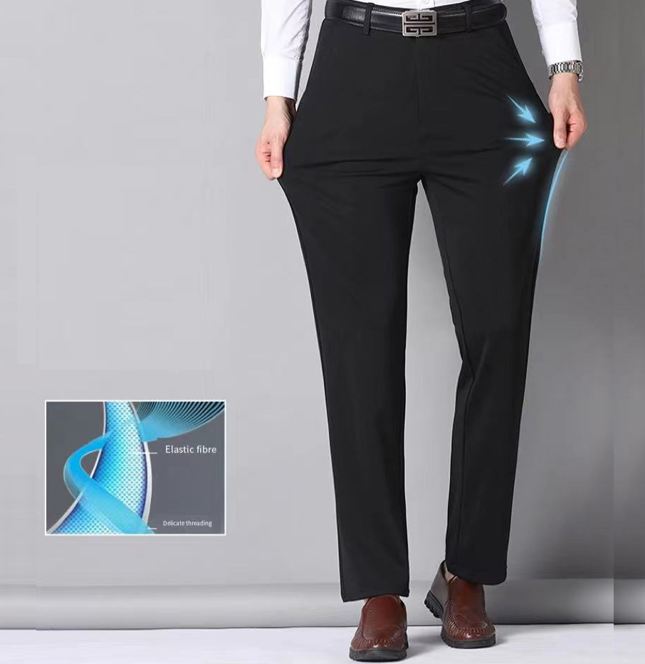 Icone™ ElasticPants: Herren Klassisch Bequem Elastisch Hose