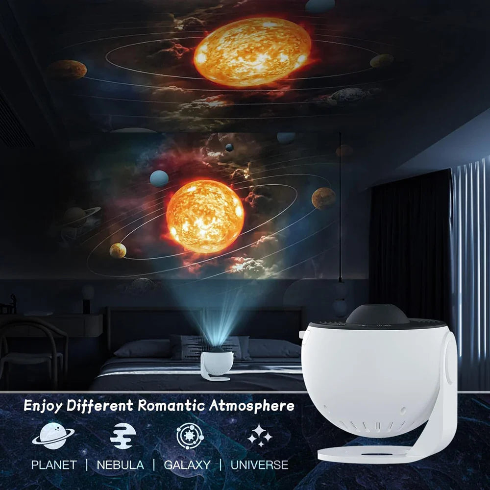 GalaxyProjector - 360° Drehbares Galaxie-Nachtlichtt