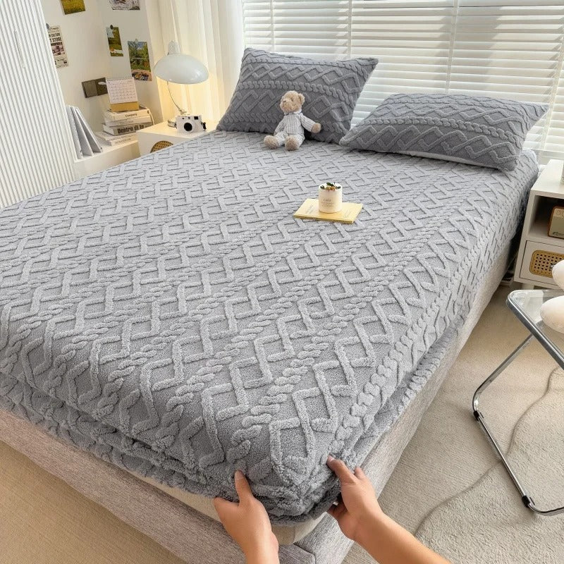 FluffySheets - Ultra Weich Und Warm Qualität Bett Blatt Satz