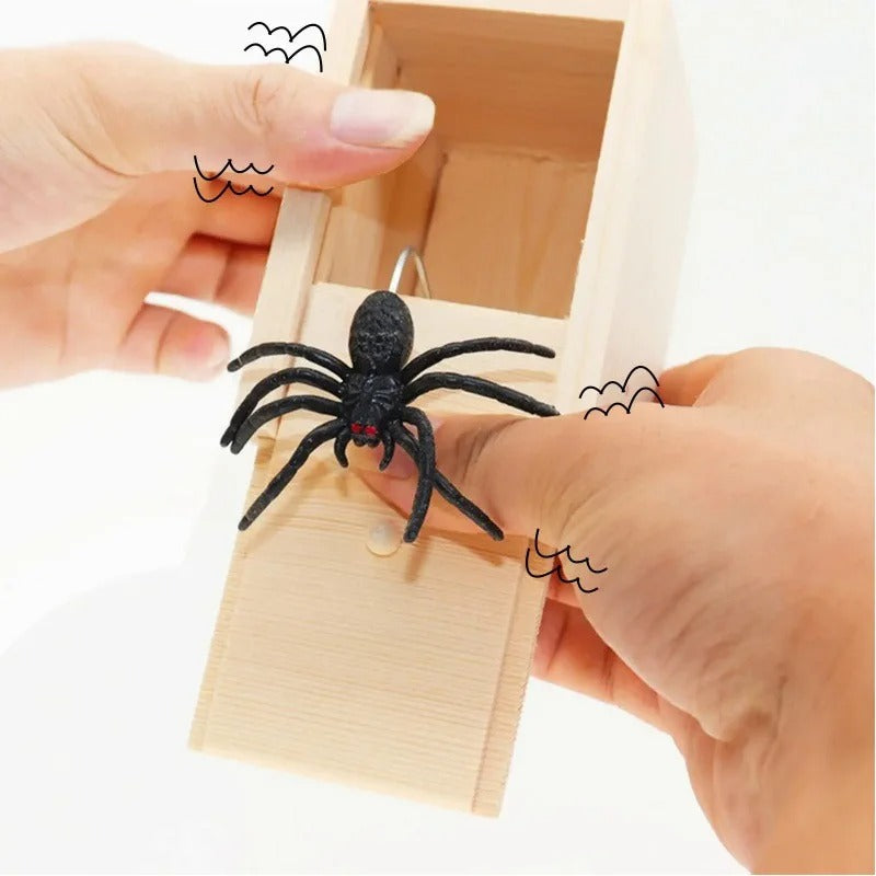 SpiderBox - Spinne Scare Streich Schachtel