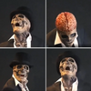 SkeletonMask: Realistisches Gruseliges Skelett Halloween-Maske Kostüm