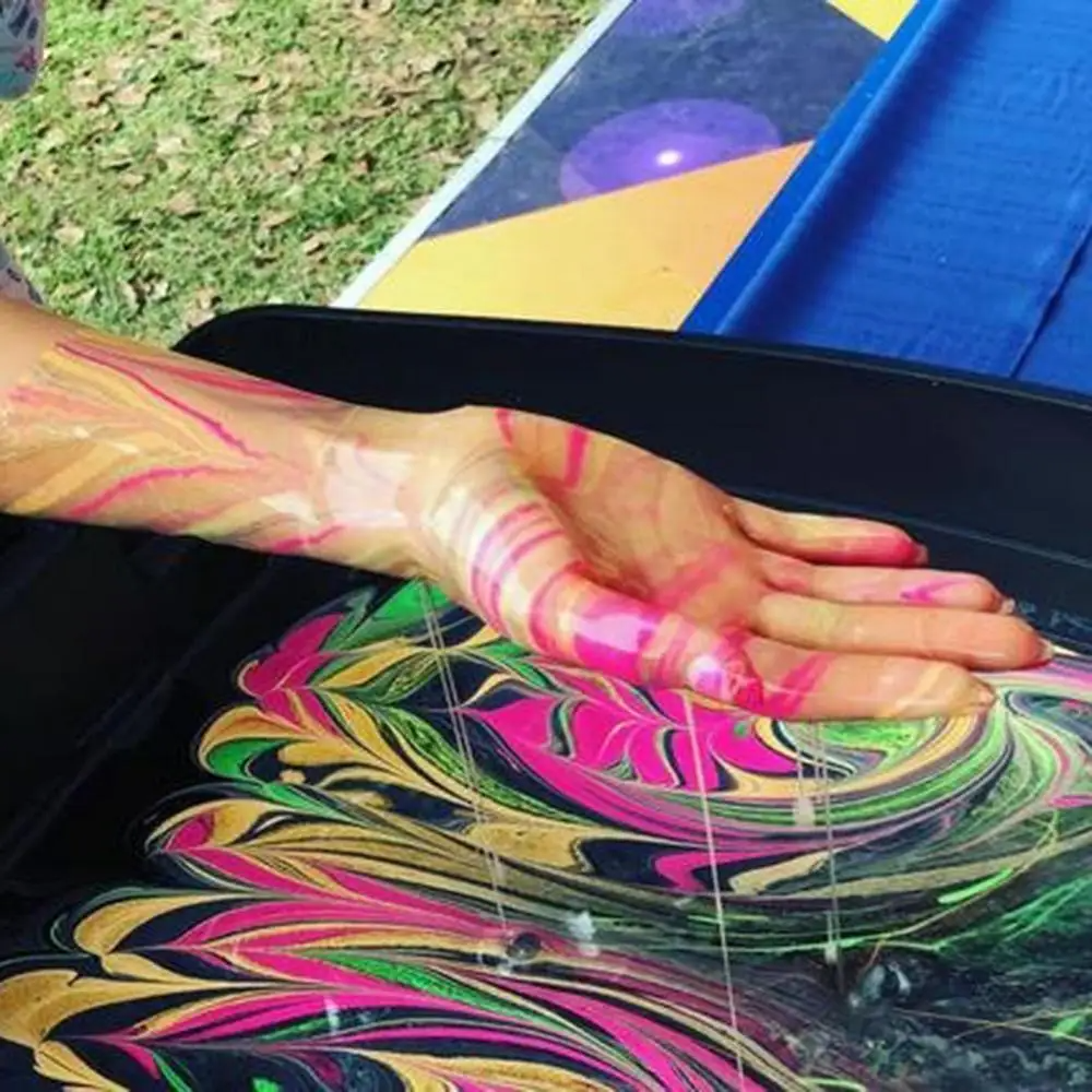 Kletshuts™ KidArt: Aquarell Marmor Kind Kunst Kreativ Spiel Set