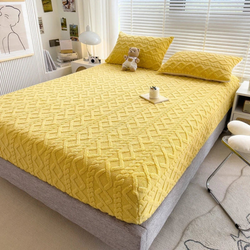 FluffySheets - Ultra Weich Und Warm Qualität Bett Blatt Satz