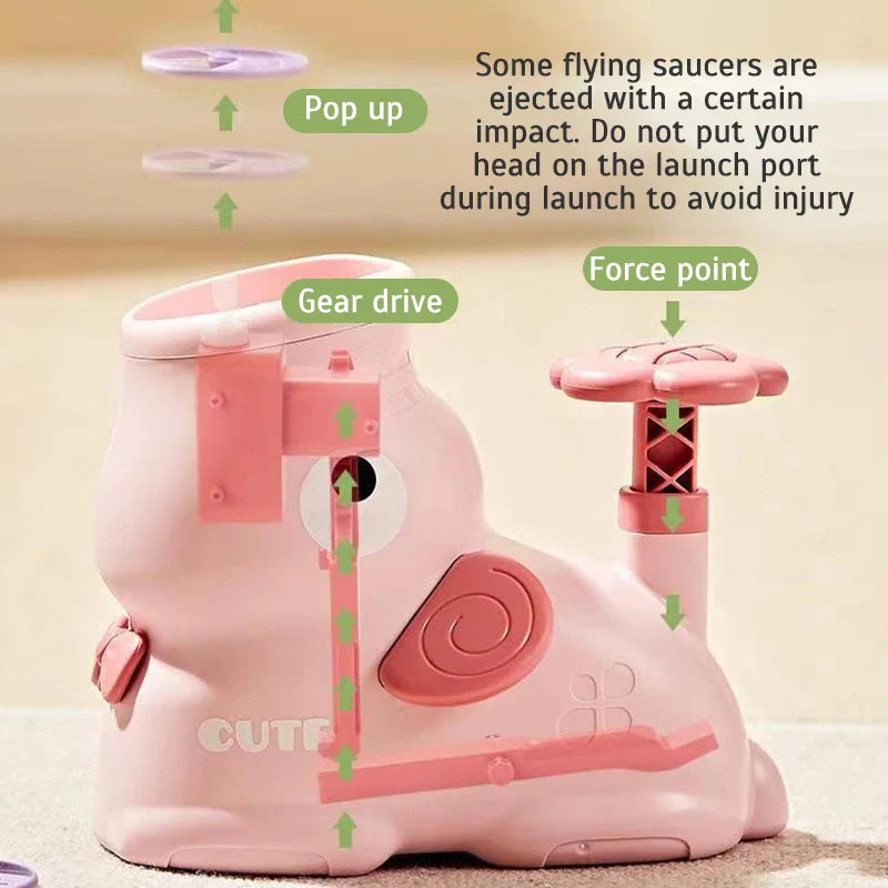 Kletshuts™ AirLauncher: Fliegen Luft Drall Startgerät