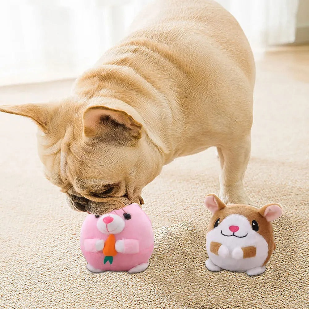 DogCatFri™ BouncingToy: Interaktiv Haustier Hüpfen Plüschtierball