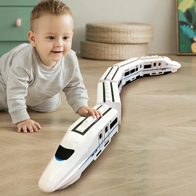 Kletshuts™ TrainToy: Interaktives Kinder Smart Kette Zug Spielzeug Set