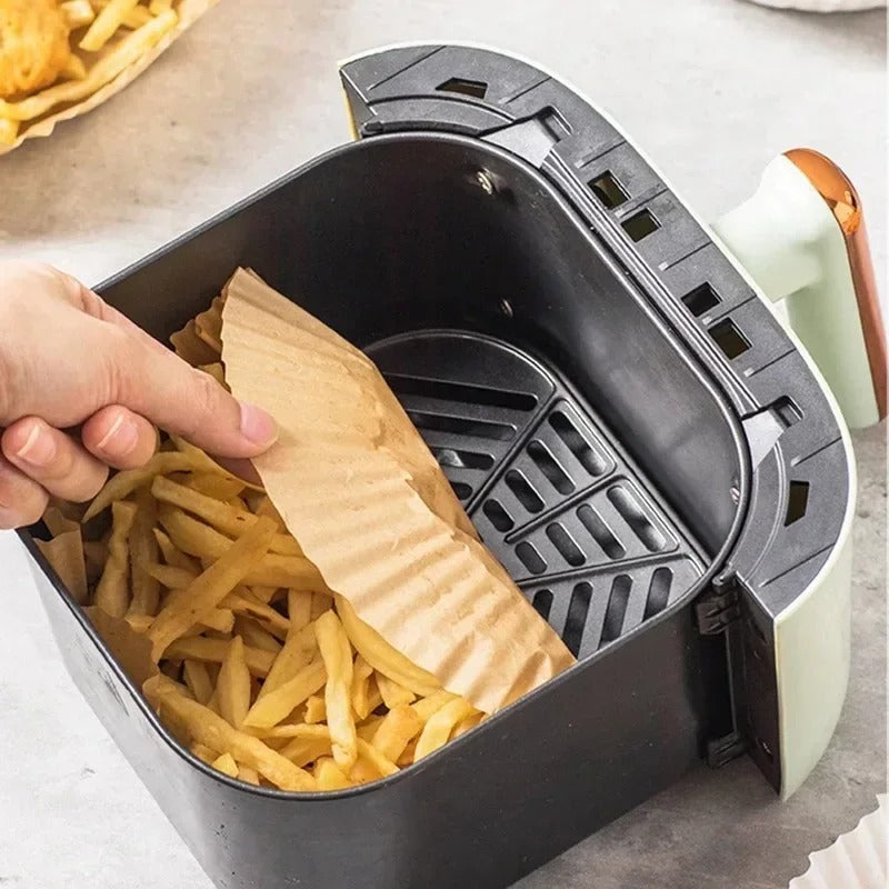 Globetrek° AirFryerLiner: Air Fryer Einweg- Papier-Einlage