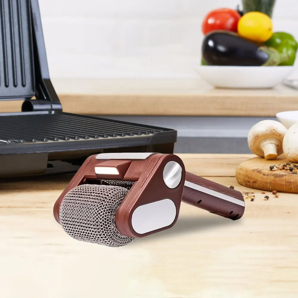 Cleaner Pro° GrillCleaner: Wiederaufladbarer Elektrischer Bürstenloser Grillreiniger Roller