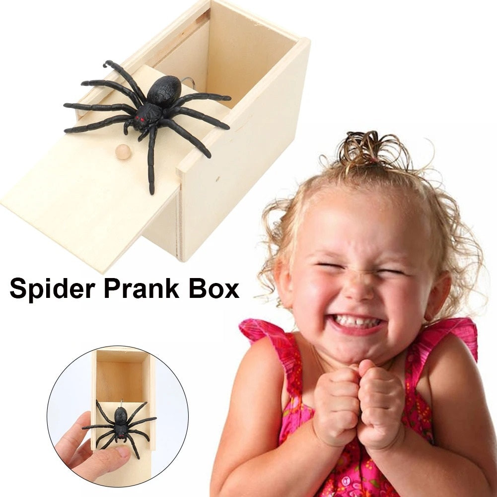 SpiderBox - Spinne Scare Streich Schachtel