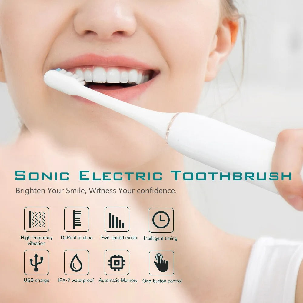 SonicToothBrush - Elektrische Schallzahnbürste Für Erwachsene