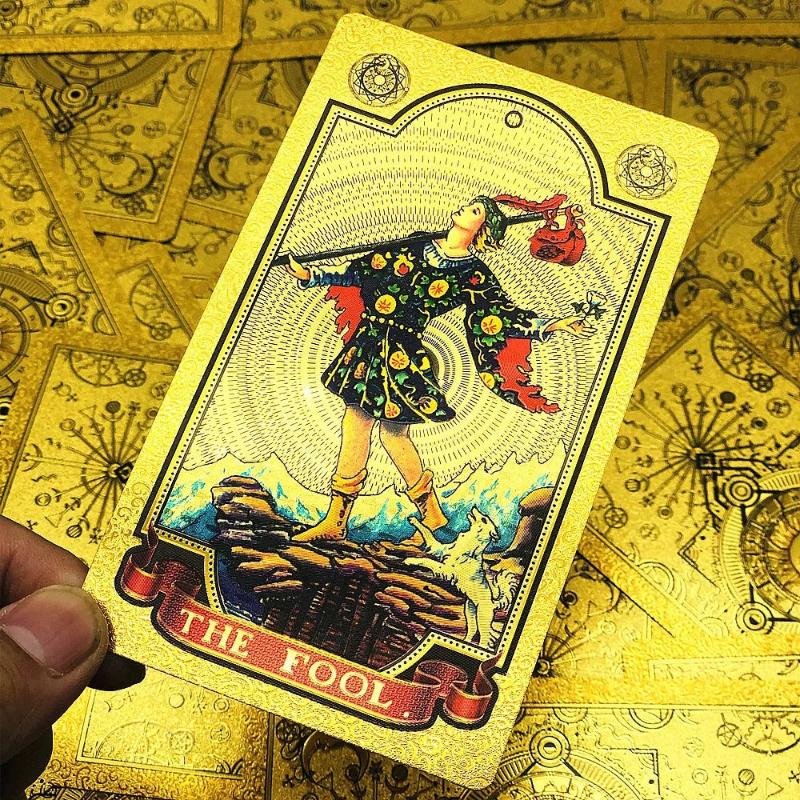 TarotCards - Mystische Goldene Tarot Karten