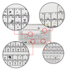 Ledsen™ PeriodicTable:  Glas Periodensystem DerElemente mit Licht